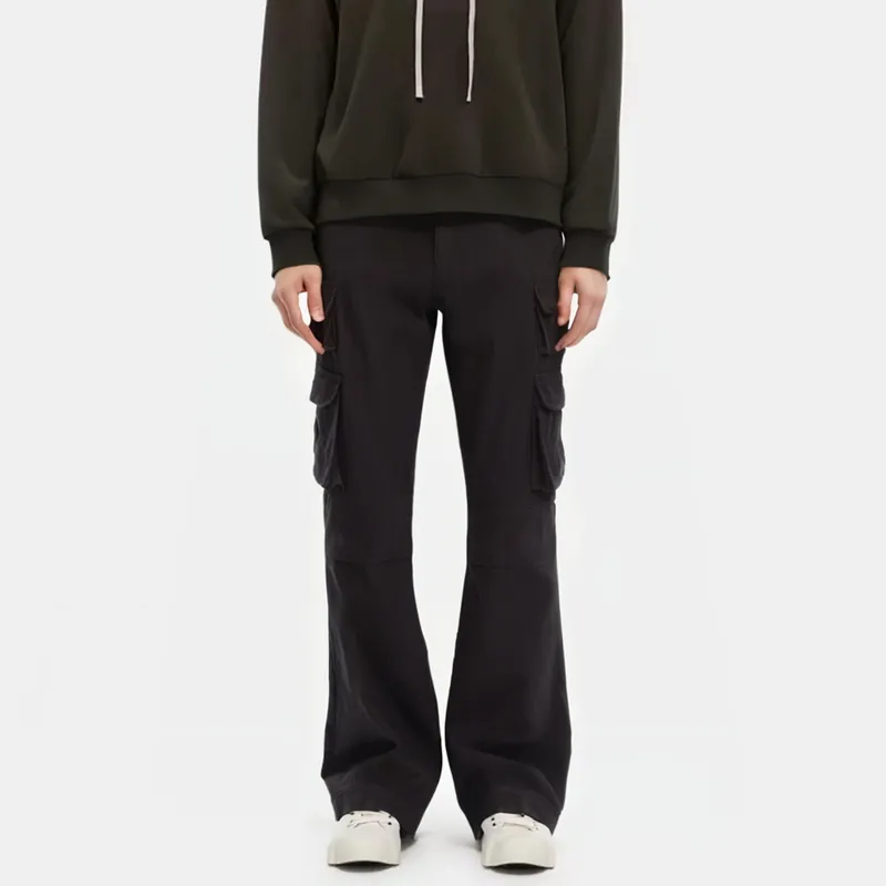 GBXM Cargo Pants Unisex Black-3