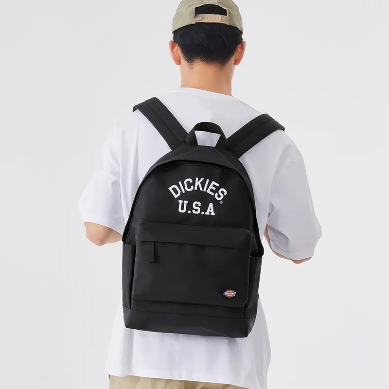 Dickies Polyester Laptop Backpack Regular Unisex Red/Black-4