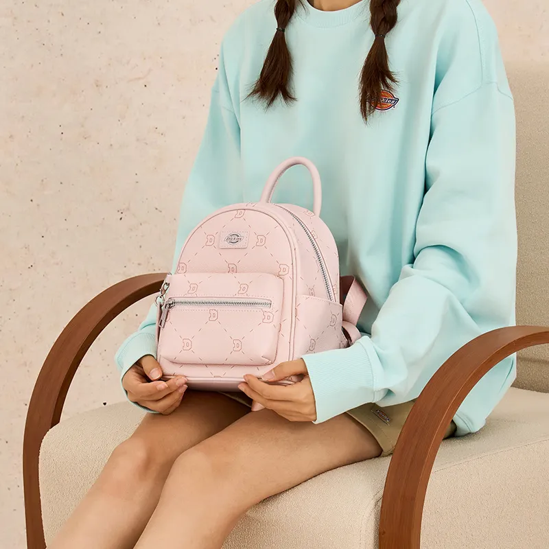 Dickies PU Backpack Regular Women's Cherry Blossom Pink/Rice Apricot Pink-3