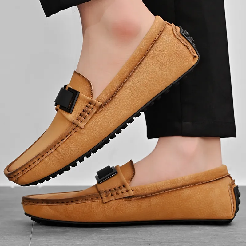 KUPE Gommino Loafers Men Black-2
