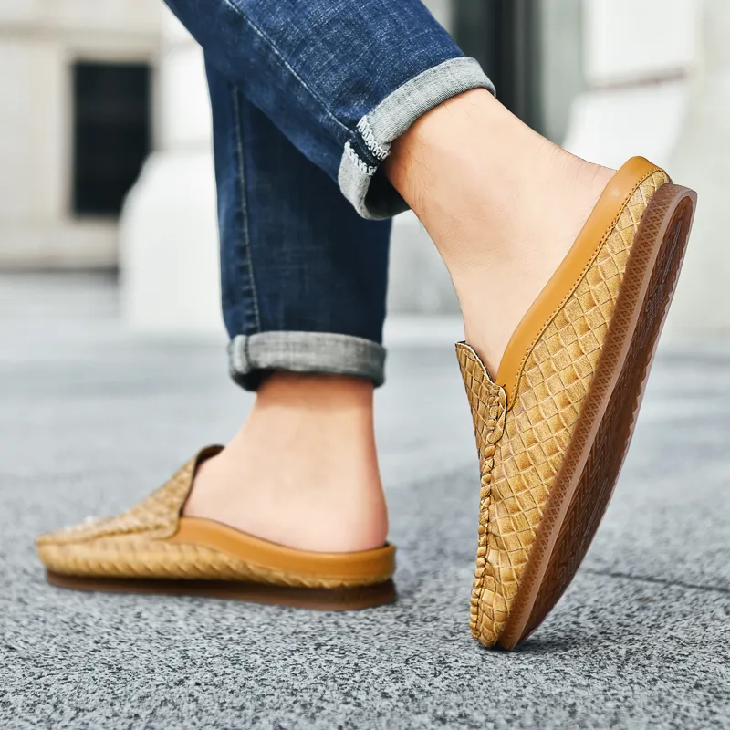 KUPE Abrasion Resistant Wrap toe Slippers Men's-9