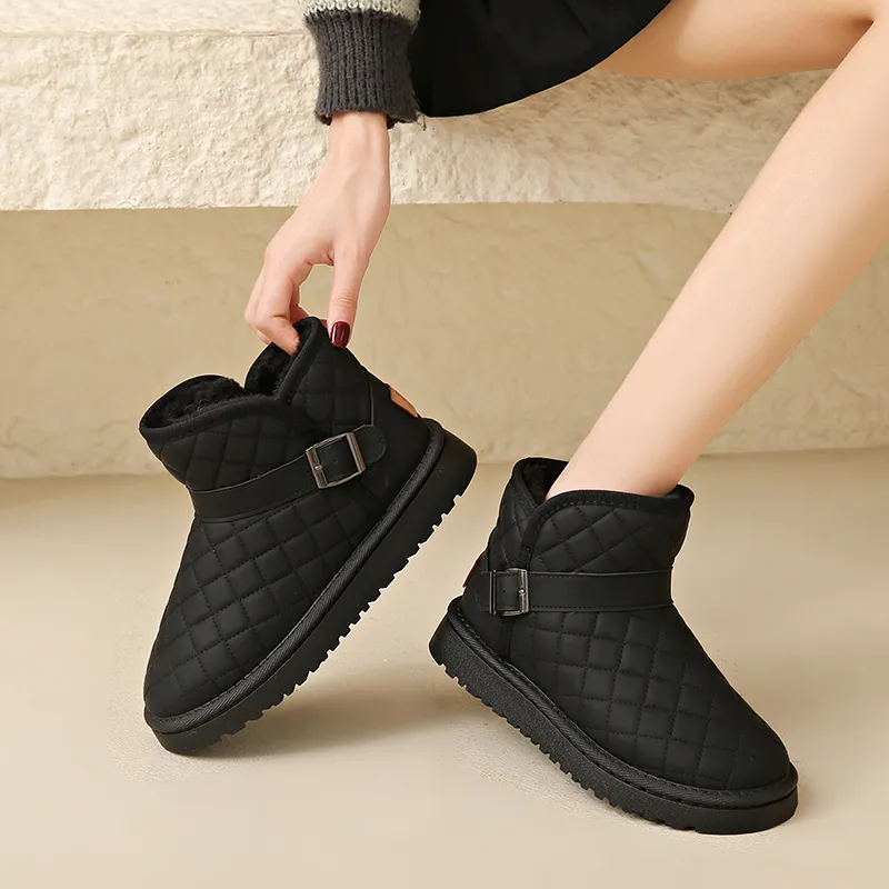 KUPE Anti Slip And Wear Resistant Warm Short Snow Boots Women's-8
