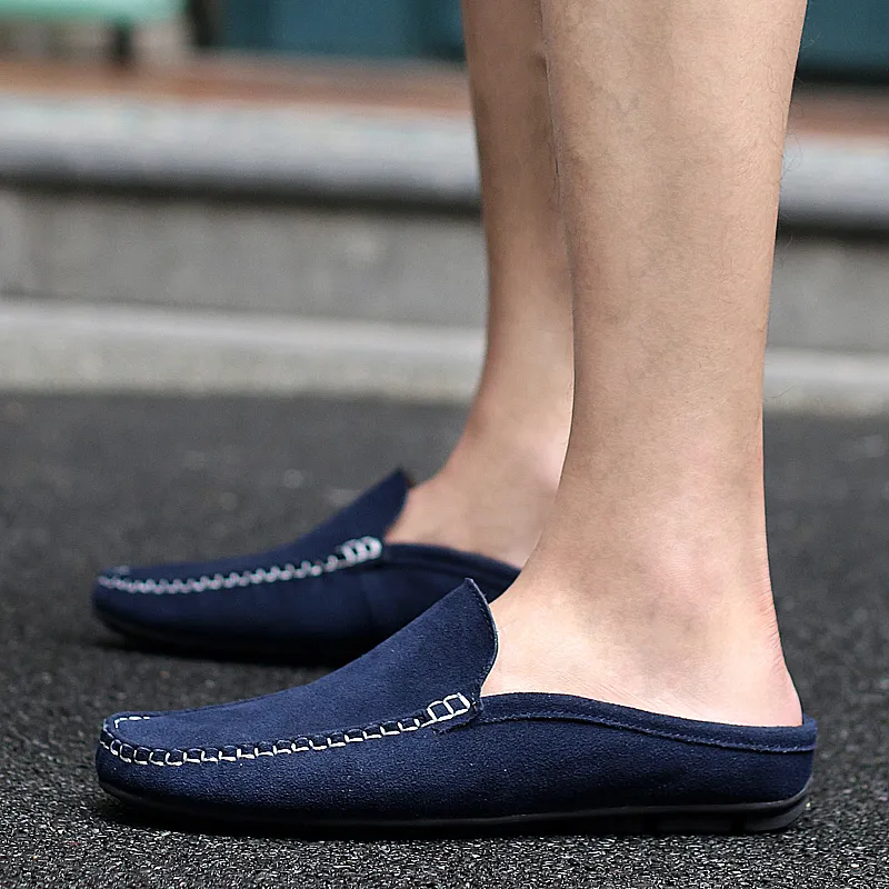 KUPE Slip-Resistant Wrap-toe Slippers Men's-1