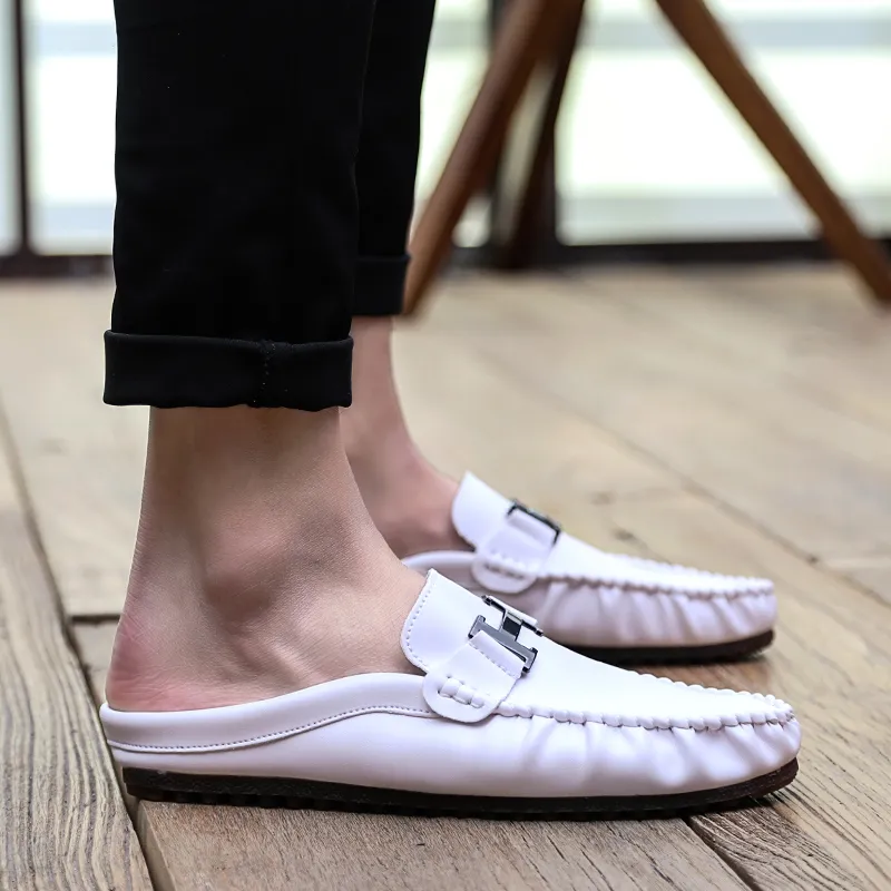 KUPE Abrasion-Resistant Wrap-toe Slippers Men's-7