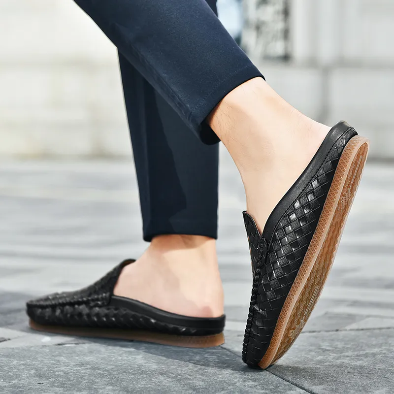 KUPE Abrasion Resistant Wrap toe Slippers Men's-4