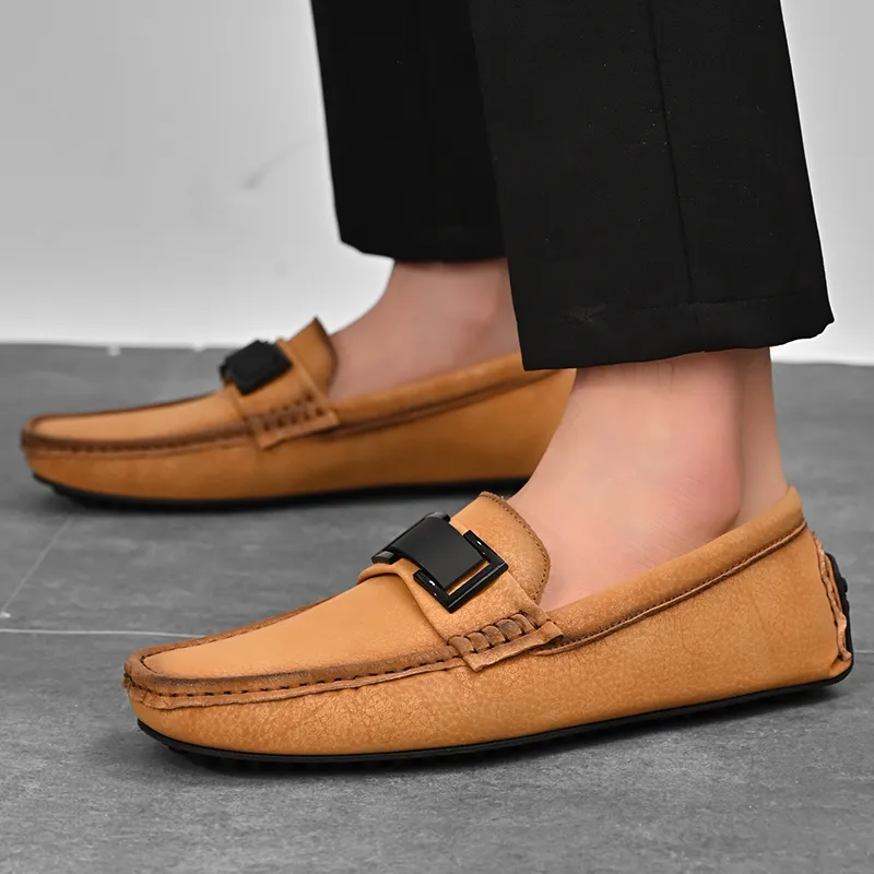KUPE Gommino Loafers Men Black-1