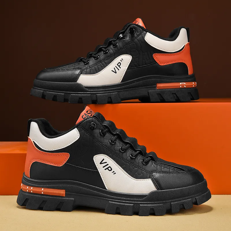 KUPE Slip Resistant Mid Top Casual Shoes Men's-1