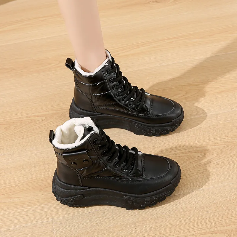 KUPE Waterproof And Slip Resistant Coverage Short Snow Boots Women's-12
