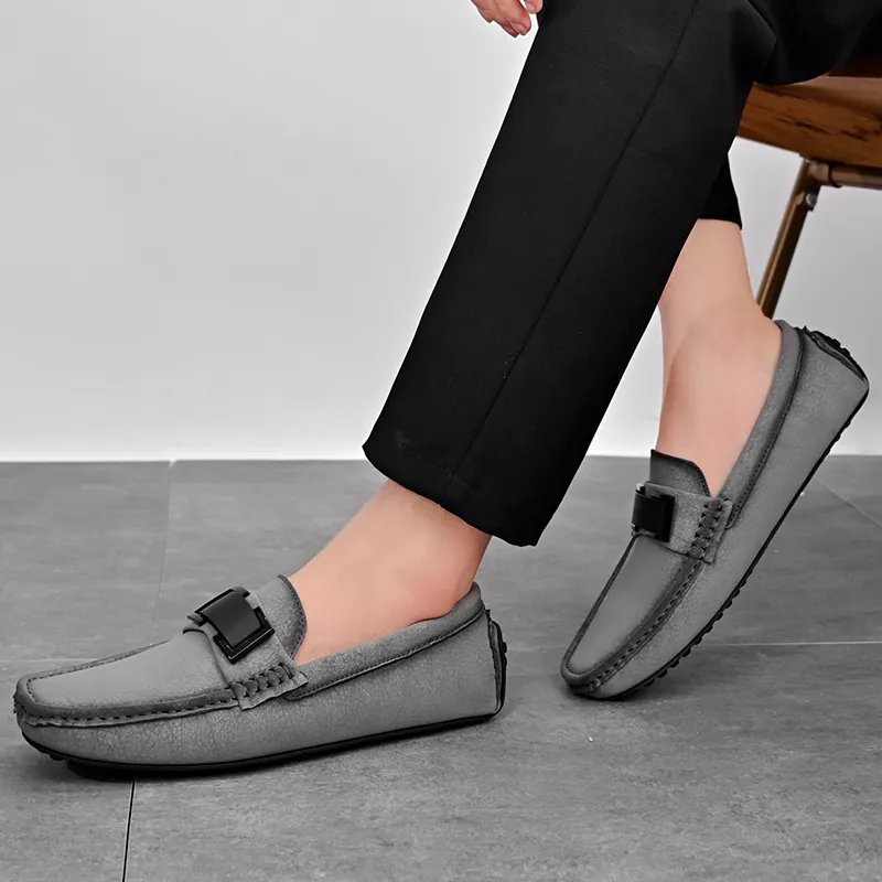 KUPE Gommino Loafers Men Black-8