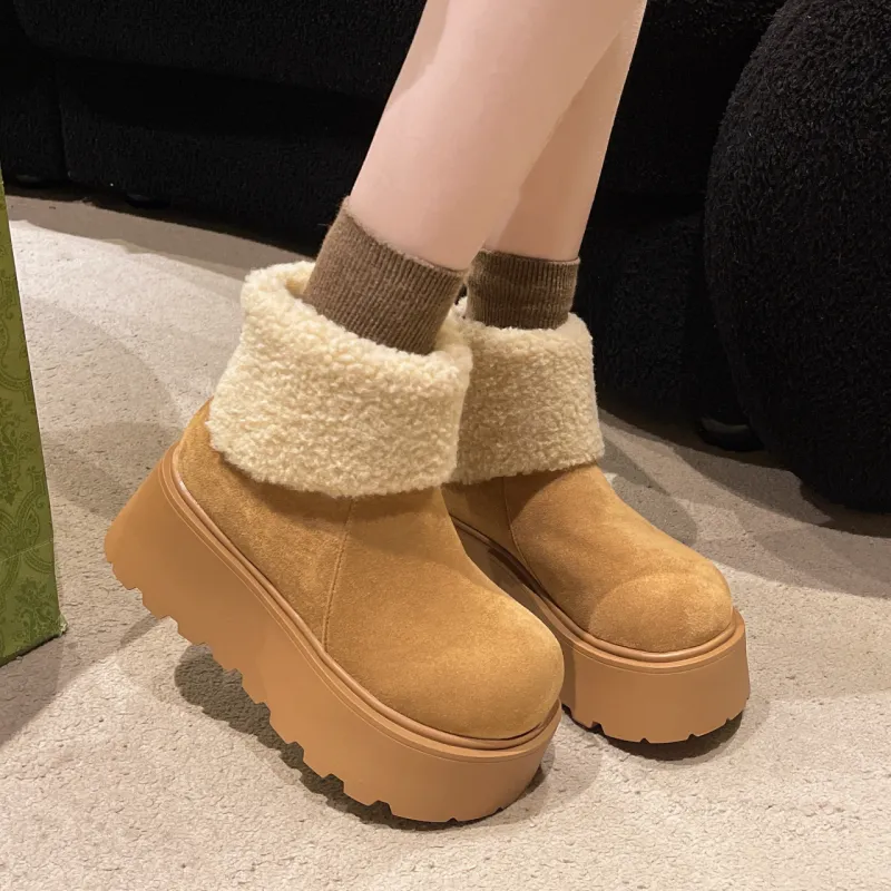 KUPE Warm Coverage Short Snow Boots Women's-7
