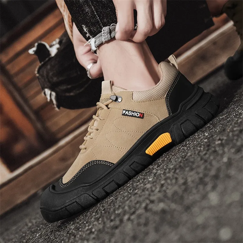 KUPE Work Boots Men Low Top-10