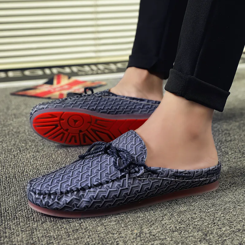 KUPE Slip Resistant Abrasion Resistant Wrap toe Slippers Men's-4
