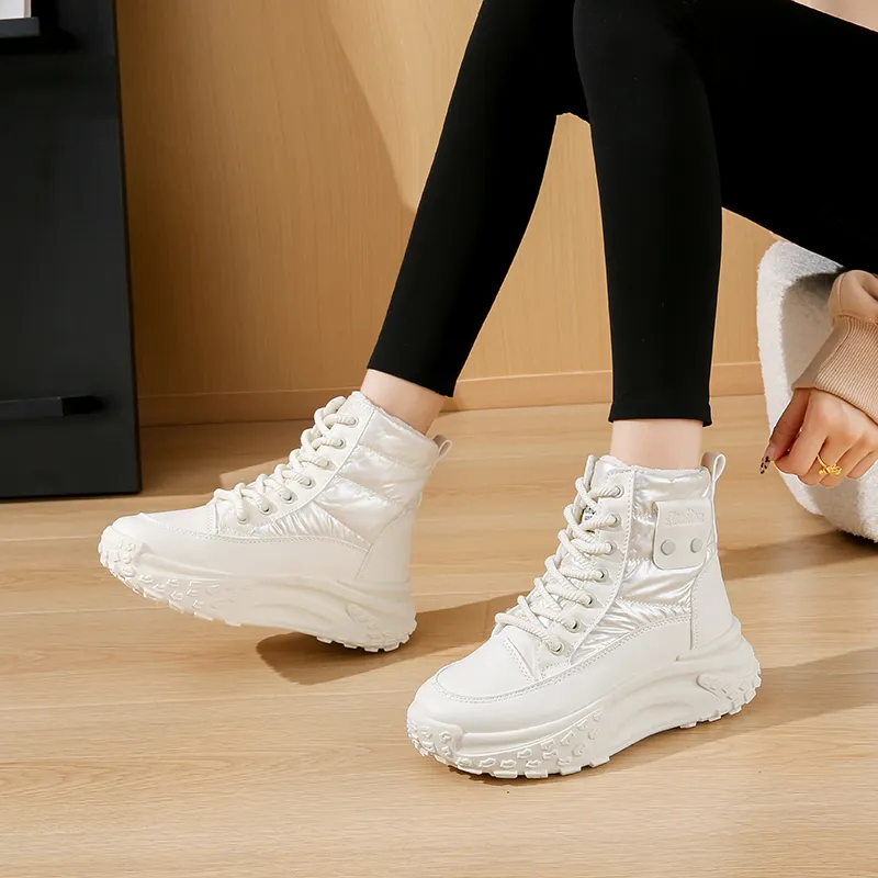 KUPE Waterproof And Slip Resistant Coverage Short Snow Boots Women's-4