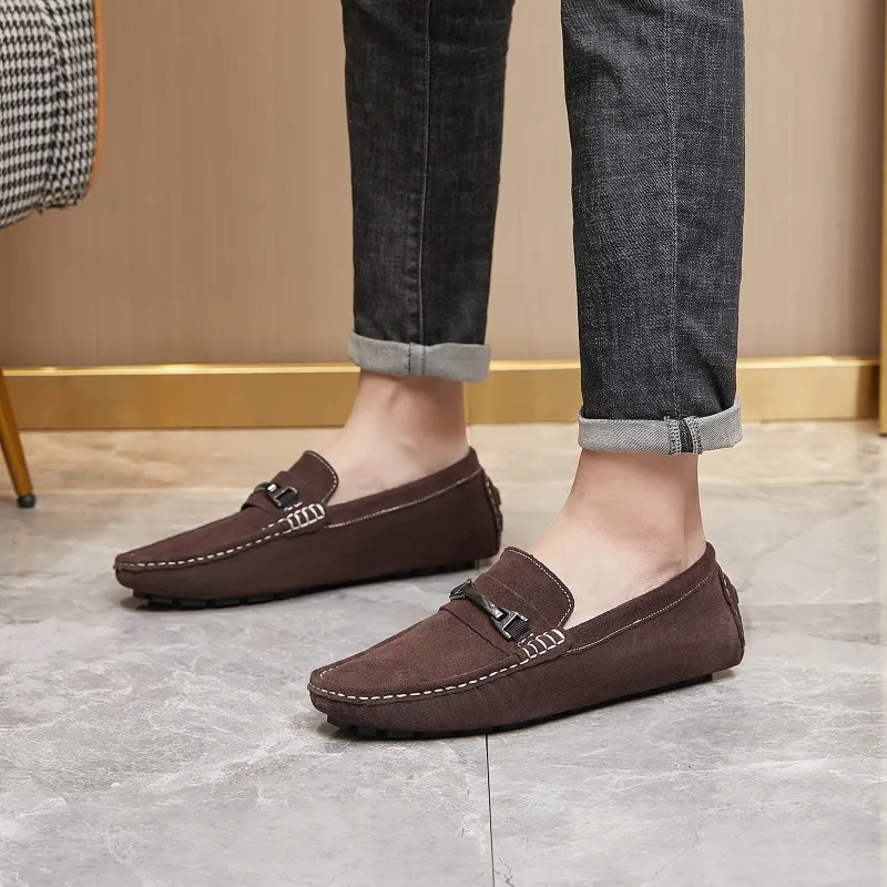 KUPE Gommino Loafers Men Black-11