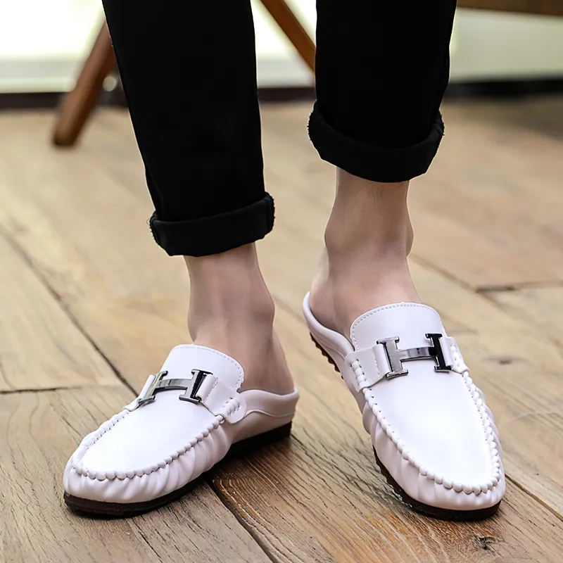 KUPE Abrasion-Resistant Wrap-toe Slippers Men's-9
