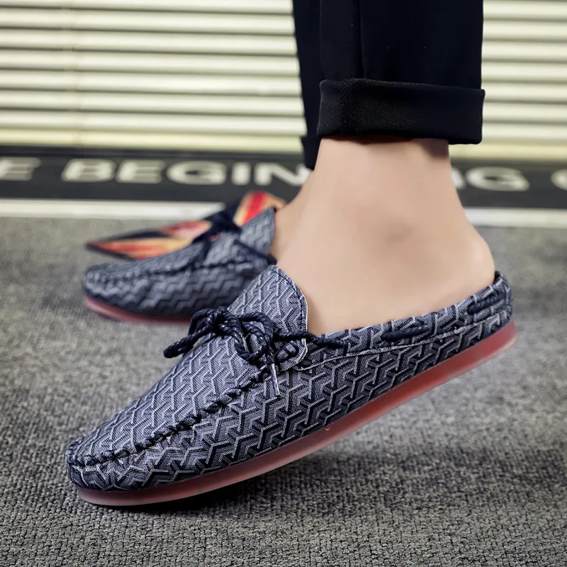 KUPE Slip Resistant Abrasion Resistant Wrap toe Slippers Men's-2