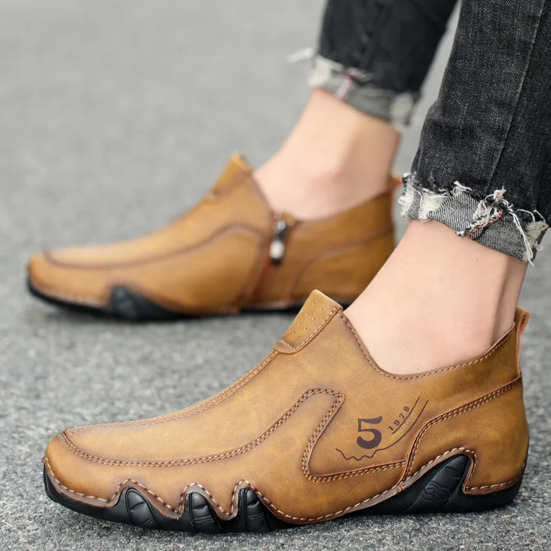 KUPE Men's Casual Shoes Men Low Top-14