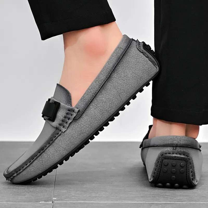 KUPE Gommino Loafers Men Black-6