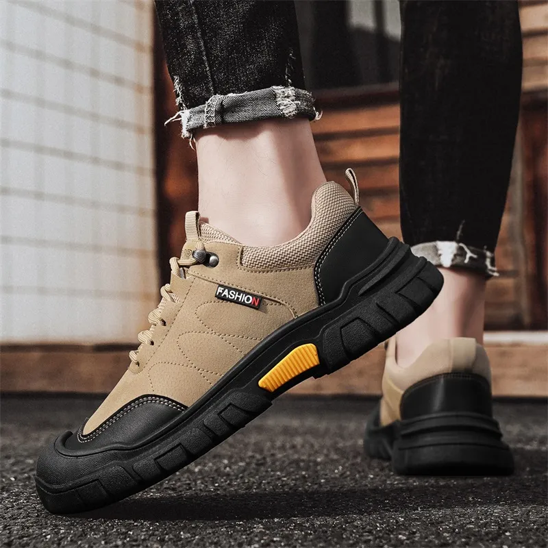 KUPE Work Boots Men Low Top-12
