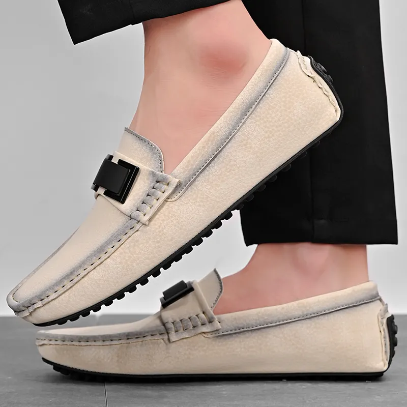 KUPE Gommino Loafers Men Black-12