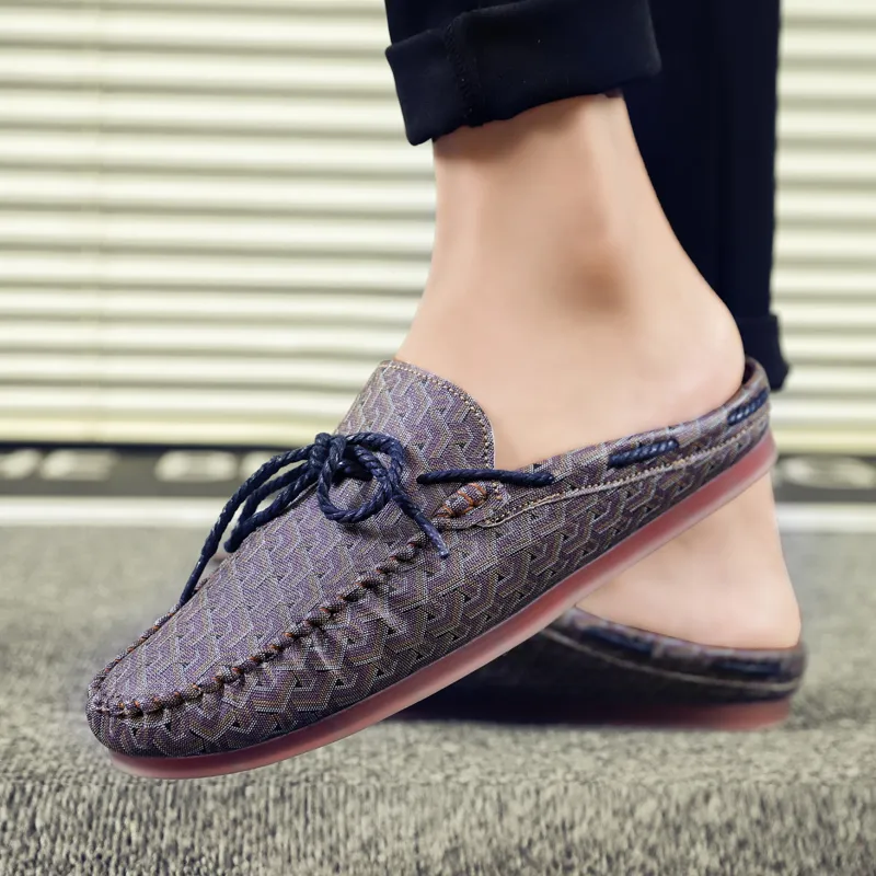 KUPE Slip Resistant Abrasion Resistant Wrap toe Slippers Men's-9