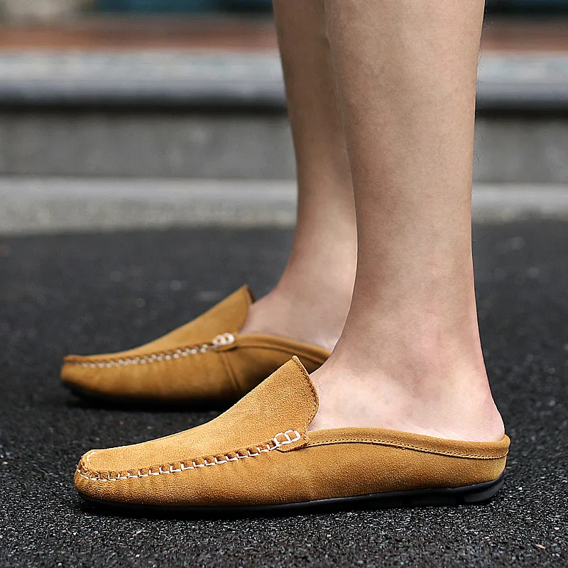 KUPE Slip-Resistant Wrap-toe Slippers Men's-7