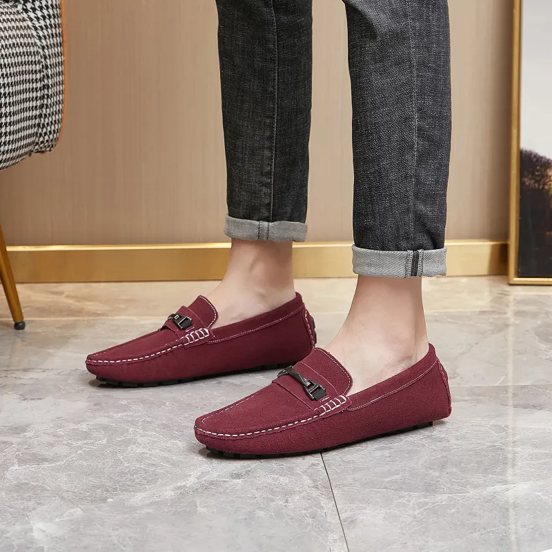 KUPE Gommino Loafers Men Black-14