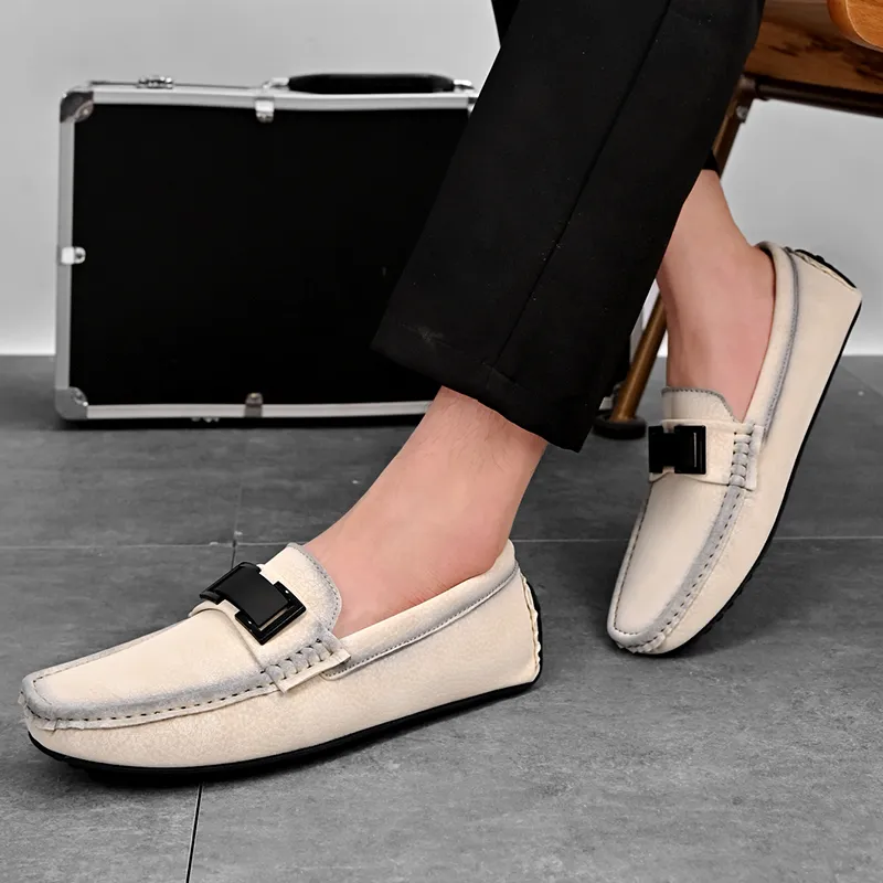KUPE Gommino Loafers Men Black-11