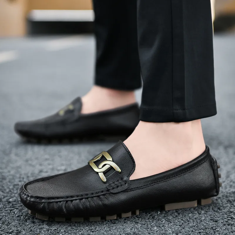 KUPE Gommino Loafers Men Black-2