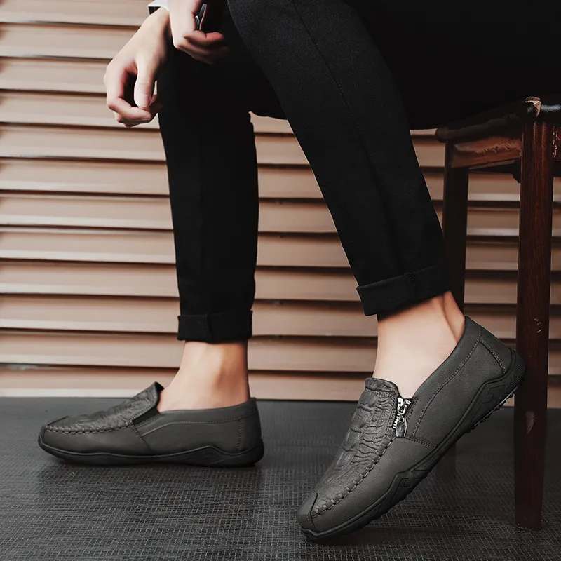 KUPE Men's Casual Shoes Men Low Top-9