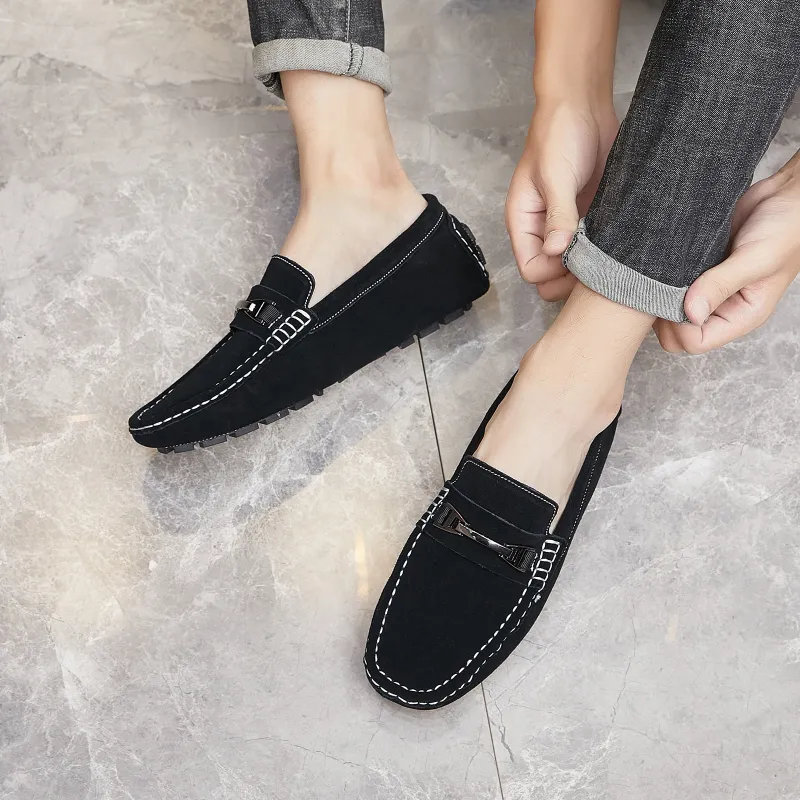 KUPE Gommino Loafers Men Black-5