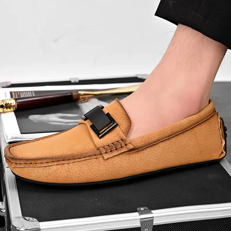 KUPE Gommino Loafers Men Black-4