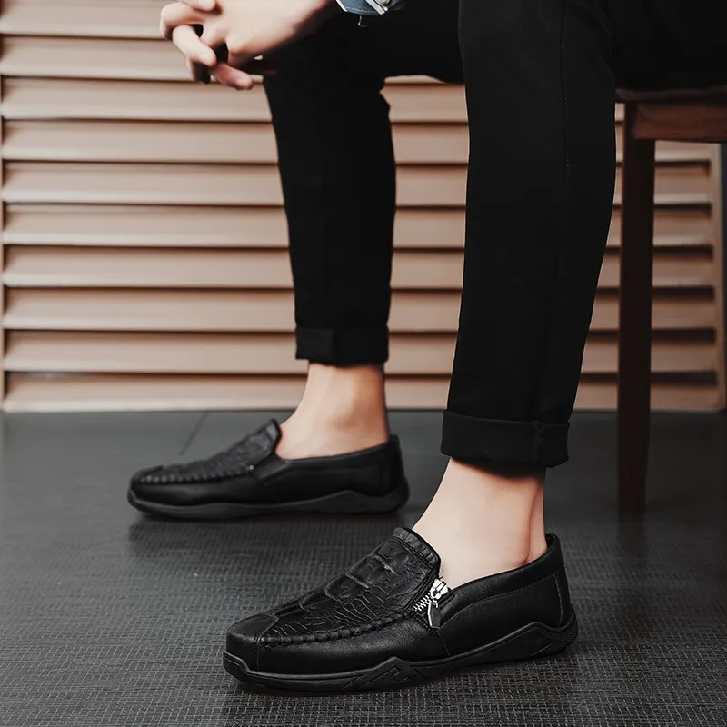 KUPE Men's Casual Shoes Men Low Top-4