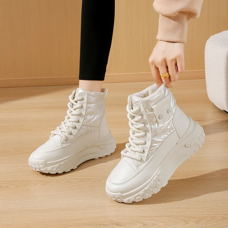 KUPE Waterproof And Slip Resistant Coverage Short Snow Boots Women's-2
