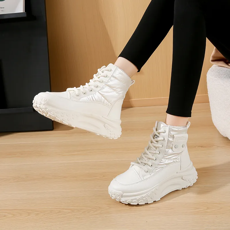 KUPE Waterproof And Slip Resistant Coverage Short Snow Boots Women's-5