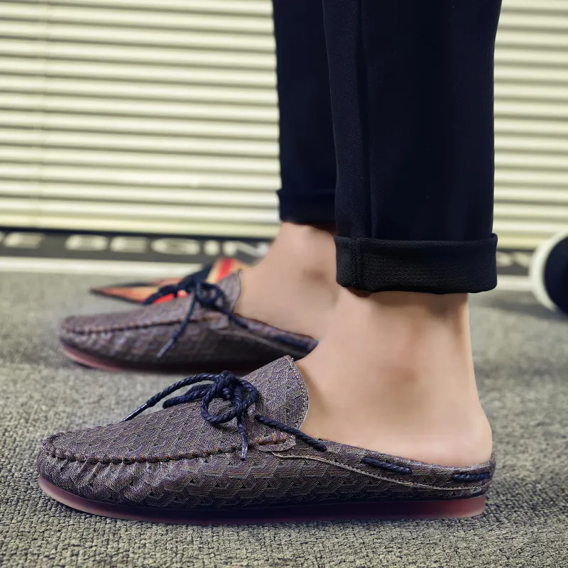 KUPE Slip Resistant Abrasion Resistant Wrap toe Slippers Men's-7