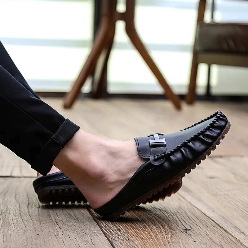 KUPE Abrasion-Resistant Wrap-toe Slippers Men's-2