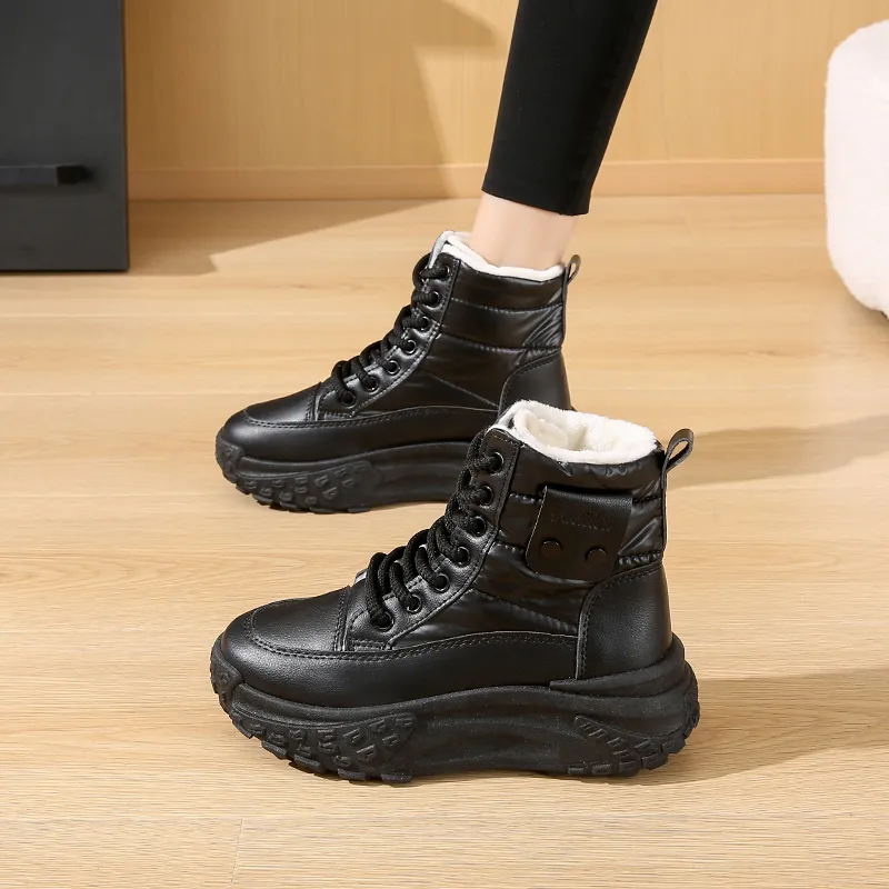 KUPE Waterproof And Slip Resistant Coverage Short Snow Boots Women's-8
