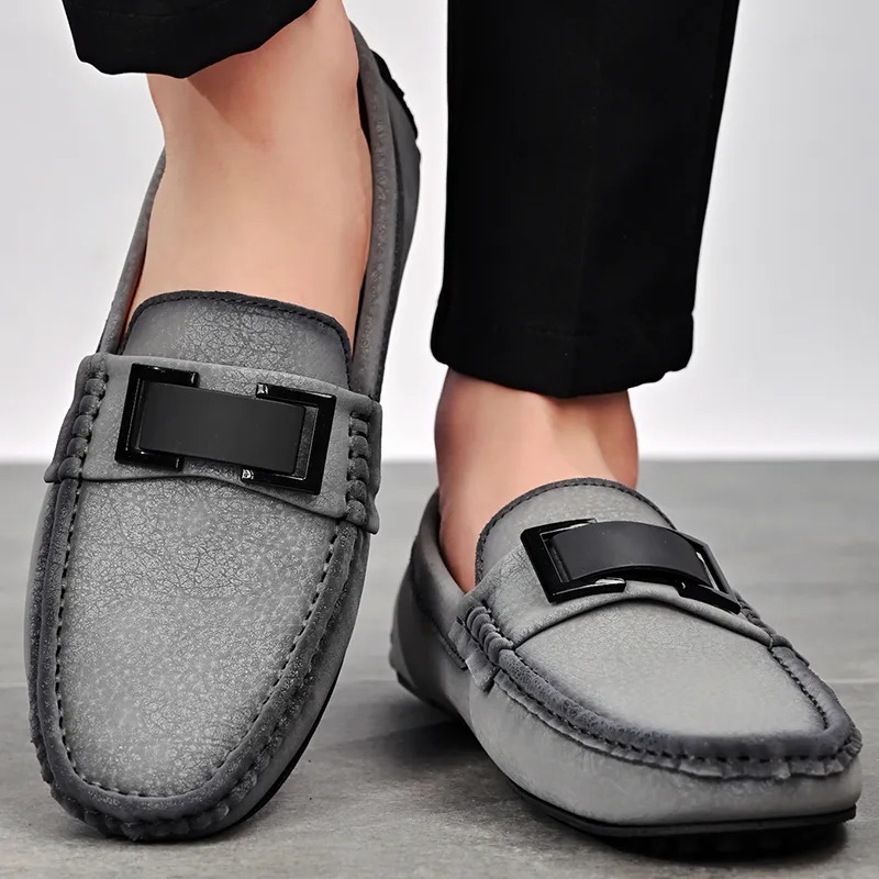 KUPE Gommino Loafers Men Black-7