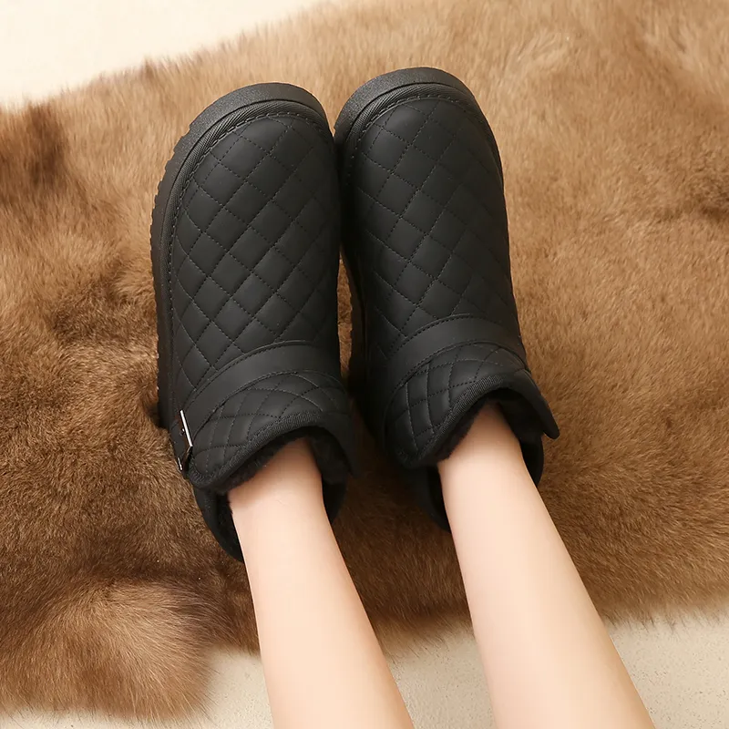 KUPE Anti Slip And Wear Resistant Warm Short Snow Boots Women's-9