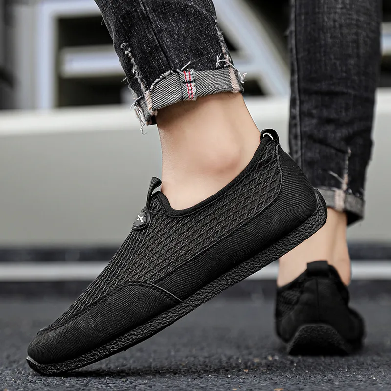 KUPE Men's Casual Shoes Men Low Top-3