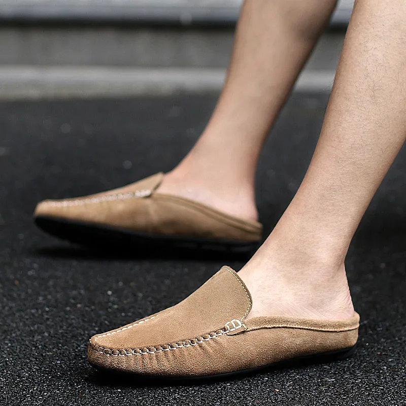 KUPE Slip-Resistant Wrap-toe Slippers Men's-13
