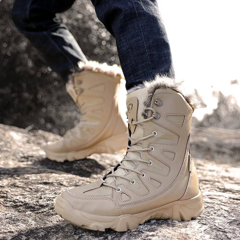 KUPE Slip Resistant Coverage Short Snow Boots Men's-11