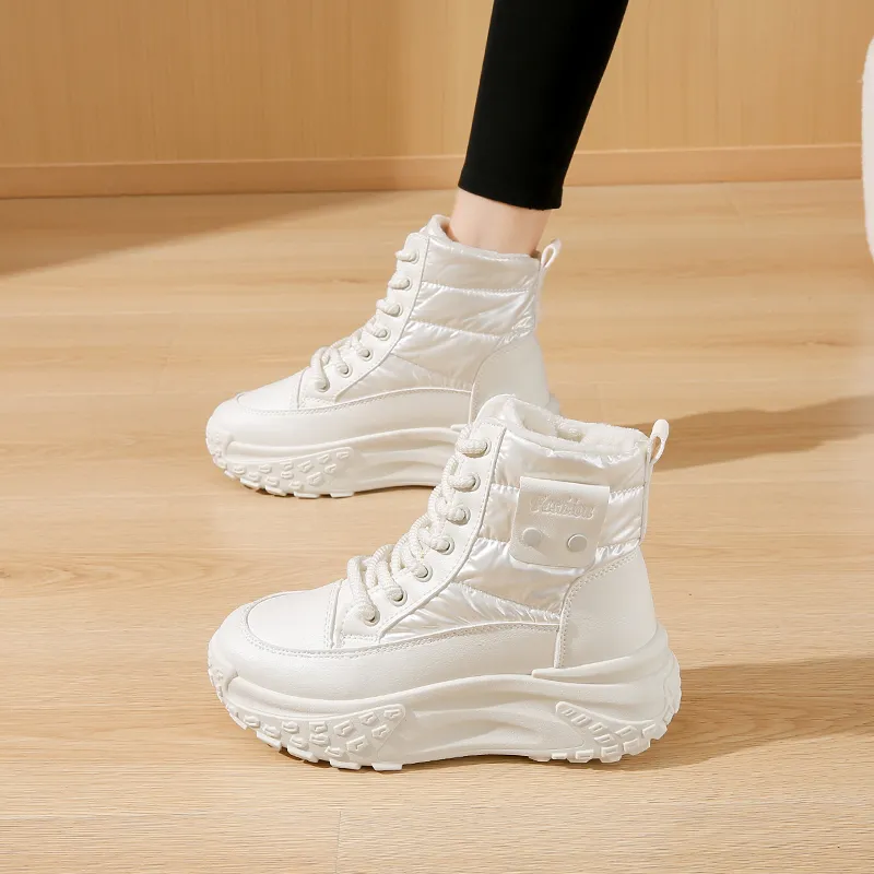 KUPE Waterproof And Slip Resistant Coverage Short Snow Boots Women's-1