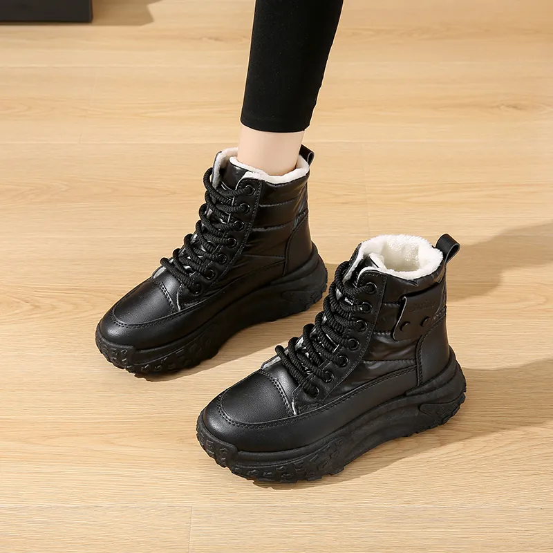 KUPE Waterproof And Slip Resistant Coverage Short Snow Boots Women's-10