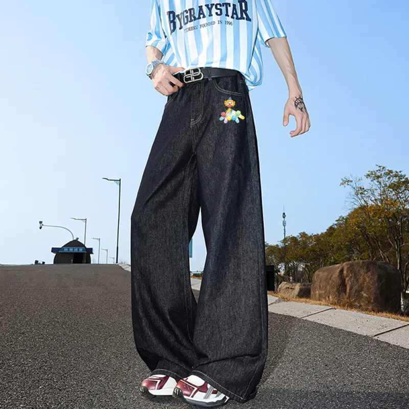 F·dragon Jeans Unisex Black-4