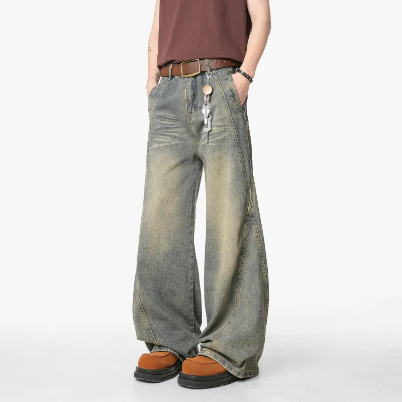 F·dragon Jeans Unisex Vintage Blue-3