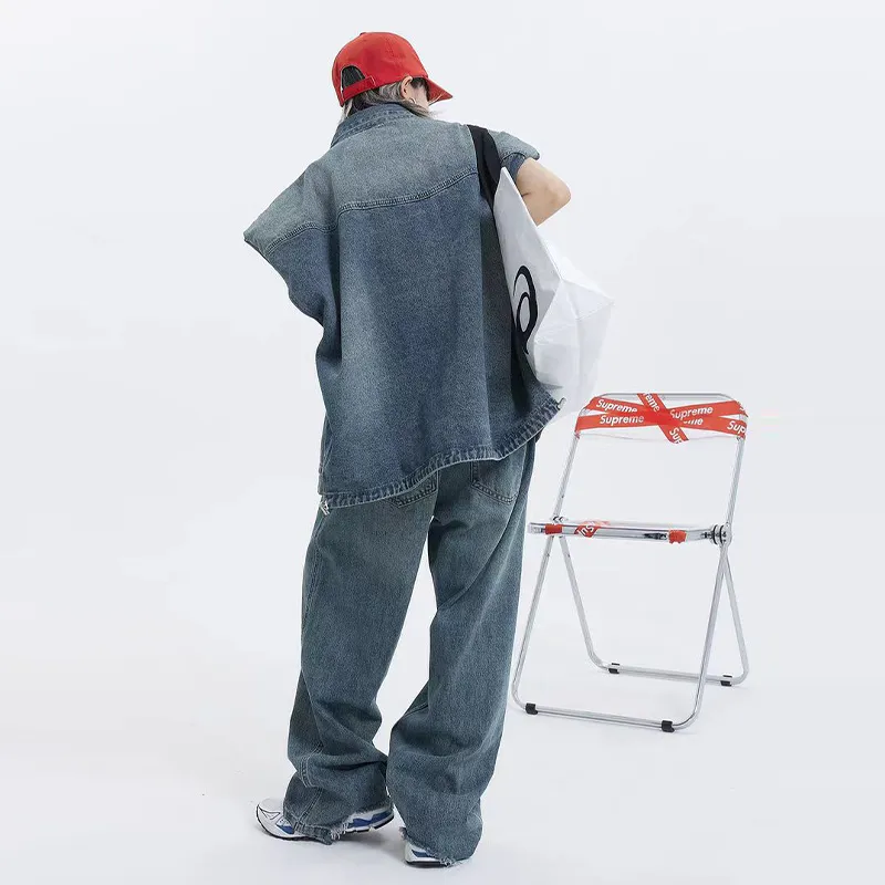 TESTUNG Vests Unisex Blue-8