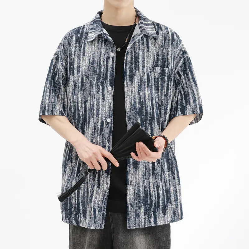 F·dragon Shirts Unisex Denim Blue-4