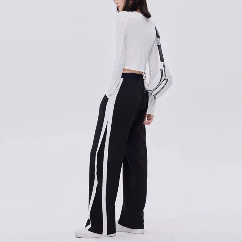 F·dragon Casual Pants Unisex Black White-1
